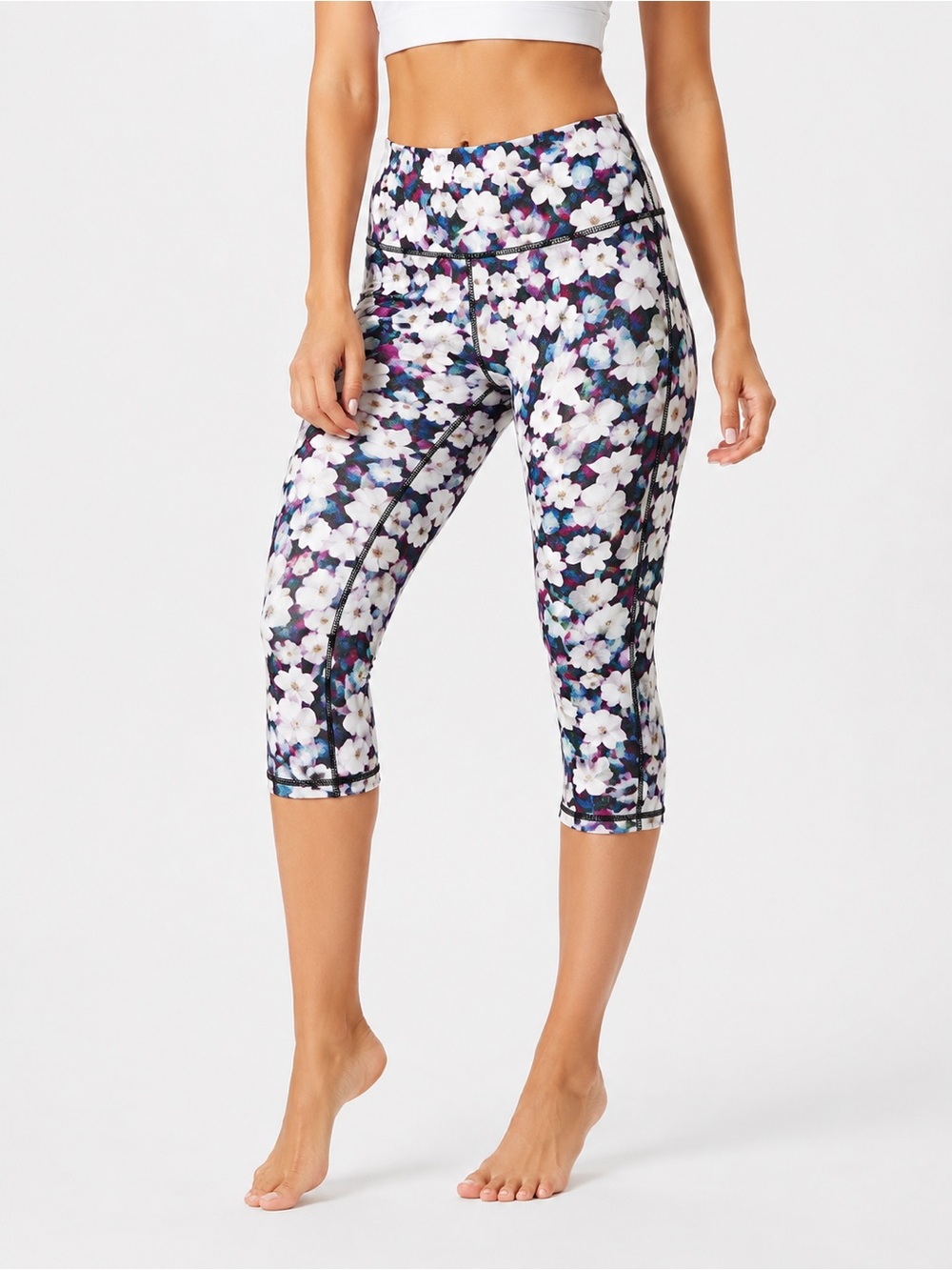 Lululemon Floral Capri Leggings – Women’s Size 6